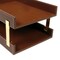Dacasso Rustic Brown Leather Double Letter Trays AG-3220 - alternate 2
